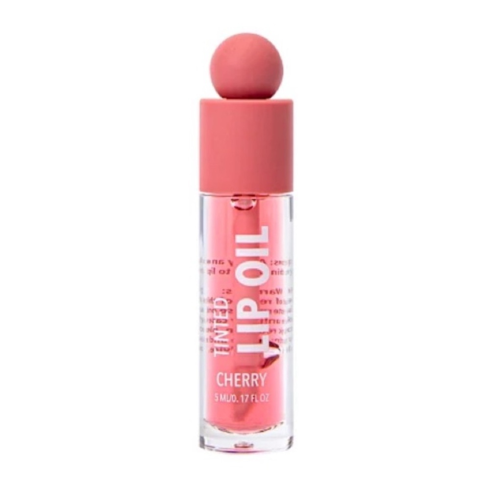 Tinted Lip Oil - Cherry  - Smile and Shine - New in Sealed Box